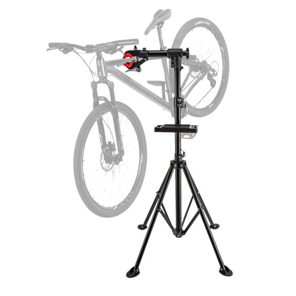 Fahradmontageständer Höhenverstellbar mit Ausgleichsstange bis 30KG tragbar Fahrradständer Fahrrad Reparaturständer