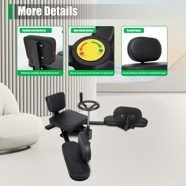 Beinstrecker Maschine, Bein Trainingsgerät Beinspreizer Spagattrainer Yoga Gymnastik Bein Stretching Machine
