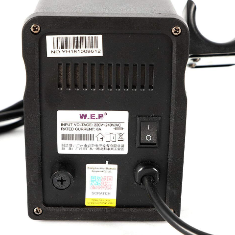 Lötstation – 898D Lötkolben Station Heißluftpistole 700 W Solder Welder Rework Station