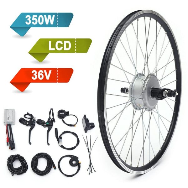 Elektro-Fahrrad Kit, 27.5" 350W 36V E-Bike Umrüstsatz Kit für Elektrofahrräder Fahrrad Hinterrad Heck Rad Motor