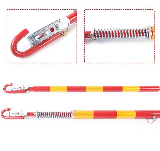 5T Abschleppstange Pannenhilfe mit Federdämpfung Auto Sicherheits Anh ngerkupplung PKW LKW Zugkraft 5000KG