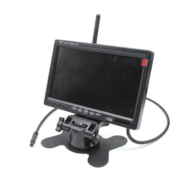 4+ 7 Zoll Drahtloser Monitor 15M Nachtsichtweit Auto Monitor Rückansicht Set Nachtsicht Kamera