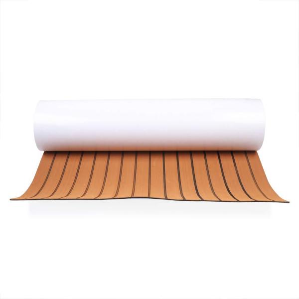 CNCEST 2400 * 900 * 6mm Eva Schaum Bodenbelag Fußboden Selbstklebend Mat Yacht Boot Decking