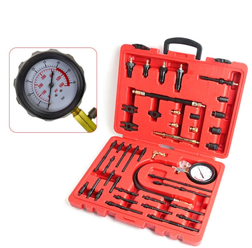 Kompressionstester Diesel Benzin Motoren Set Universal Kompressionsmesser Kit