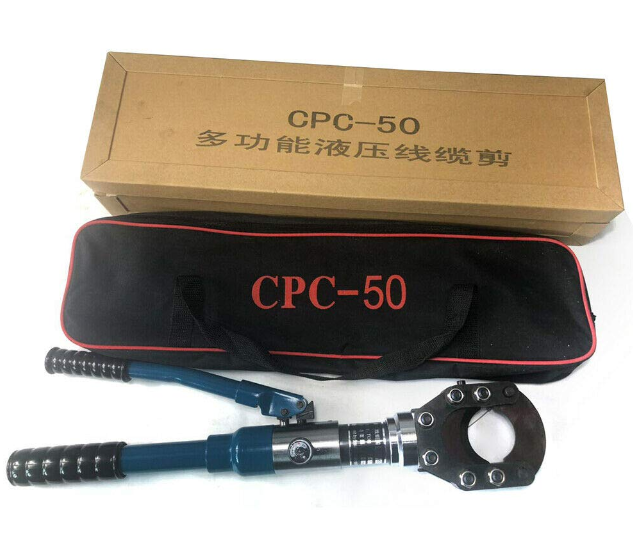 Hydraulische Kabelschere Kupfer Trennschere 70kN Kabel 50mm car motor Hydraulik für CU