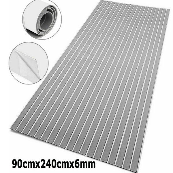 94,5 '' x 35,4 '' Eva Foam Teak Bodenmatte Selbstklebend Boot