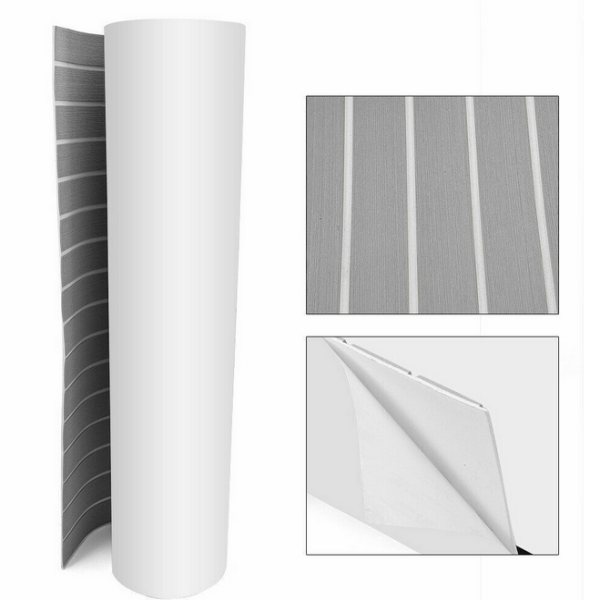 94,5 '' x 35,4 '' Eva Foam Teak Bodenmatte Selbstklebend Boot