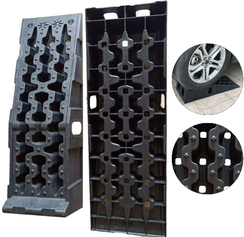 1 Paar PKW Auffahrrampe 7.25t/ 16000lbs Schwerlast Autorampe Nesting-Design