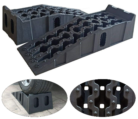 1 Paar PKW Auffahrrampe 7.25t/ 16000lbs Schwerlast Autorampe Nesting-Design