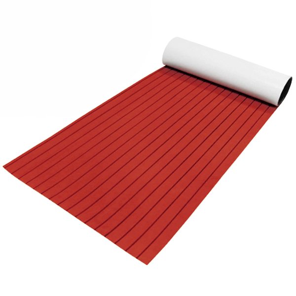 240 x 90 x 0.5 cm EVA Bodenbelag Selbstklebend Boot Teak Decking Rutschfester Marine Bootsbodenmatte Fußboden