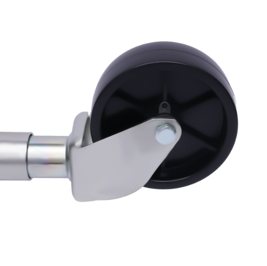 1200LB 50 mm Stützrad 200 mm Massives Rutschfestes Gummirad