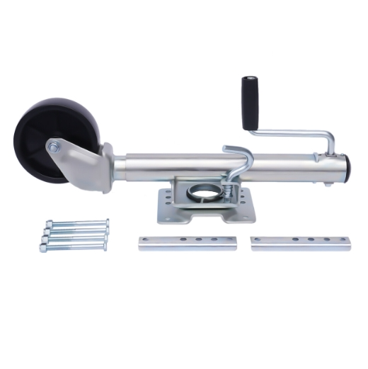 1200LB 50 mm Stützrad 200 mm Massives Rutschfestes Gummirad