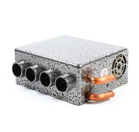 Armaturenbrettheizung Universal Vehicle Underdash Heater Mit Schalter 4 Ports+Copper Tube und Speed Switch