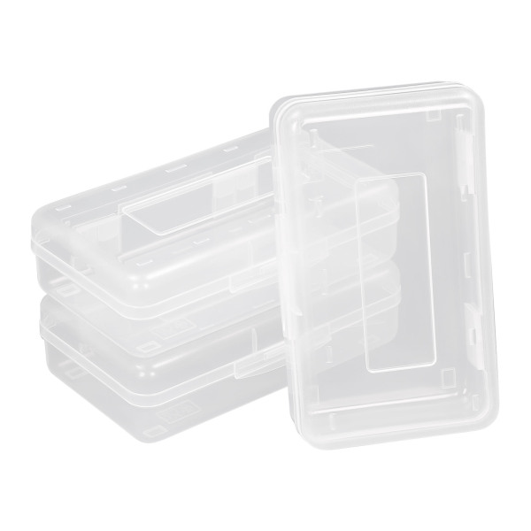 24 Stück Federmäppchen mit Schnappverschlussdeckel, Federmäppchen aus Kunststoff, transparent 24 Stück Federmäppchen mit Schnappverschlussdeckel, Federmäppchen aus Kunststoff, transparent