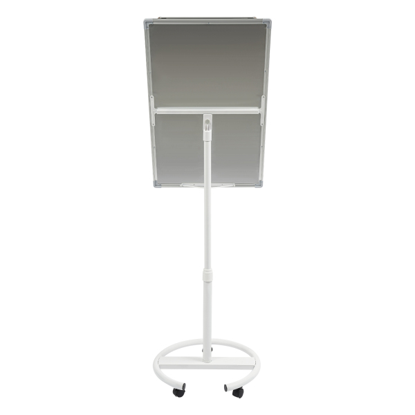 Einseitiges Zeichenbrett, höhenverstellbares Zeichenbrett, tragbares magnetisches Whiteboard – weißes Regal Einseitiges Zeichenbrett, höhenverstellbares Zeichenbrett, tragbares magnetisches Whiteboard – weißes Regal