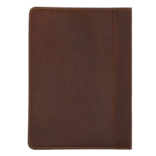 Leder-Portfolio, Binder, Lebenslauf, Padfolio mit Reißverschluss
