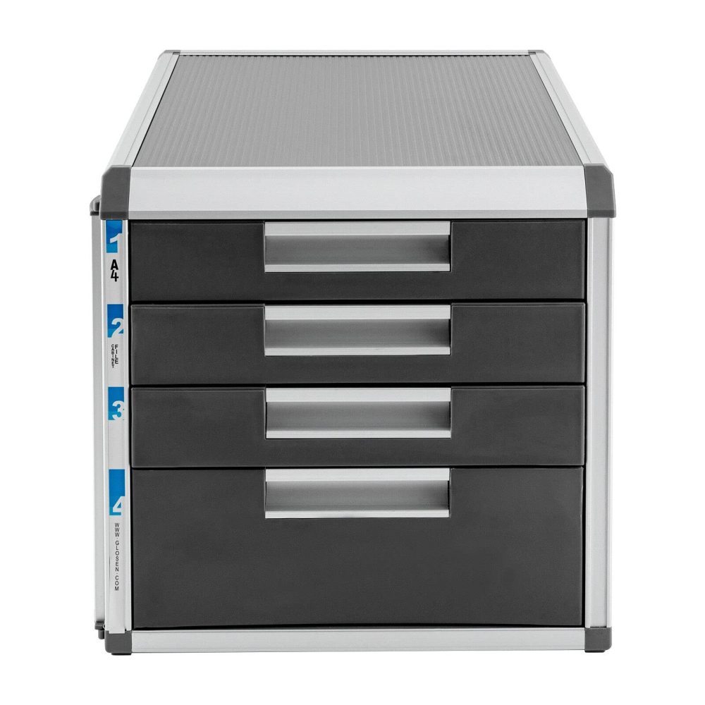 CNCEST 4 Fcher Aluminiumlegierung Schubladenbox