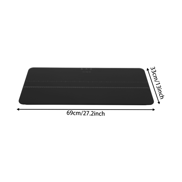 Elektronische Waage mit Waage (100 kg) – schwarz Elektronische Waage mit Waage (100 kg) – schwarz
