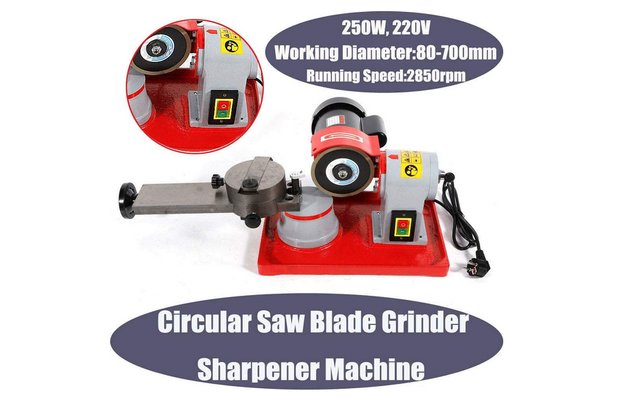 250W Wassermühle Sägeblattschärfgerät Schärfmaschine Diamant Wassermühle