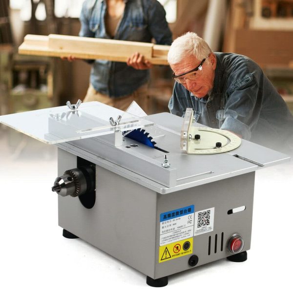 Tischkreissäge 96W Tisch Schneidemaschine Mini Tischsäge Kreissäge DIY Holzbearbeitung Tischkreissägen