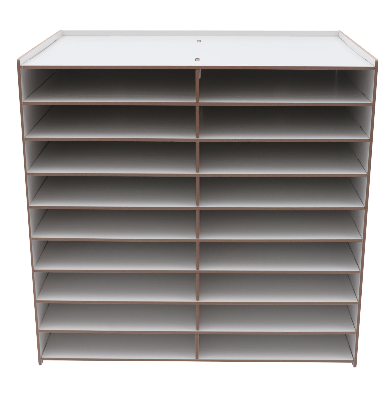 Dokumentenablage Holz Ablagefach, Aktenaufbewahrung Organizer Büro Schreibtisch Briefablage Aktenablage Papierablage