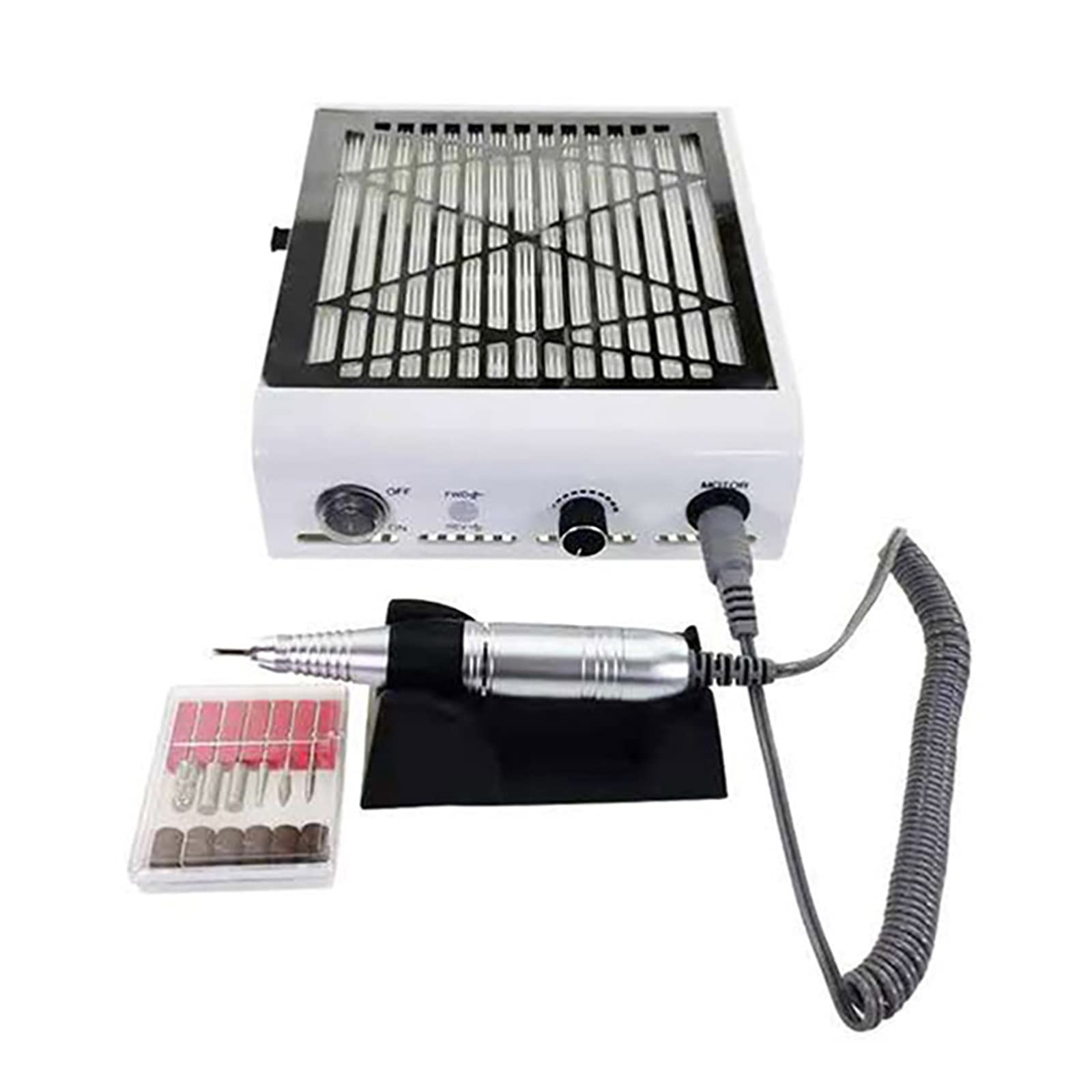 Professioneller 4-in-1 Nagelfräser Mit Staubsauger & LED – Elektrische Nagelfeile Für Gelnägel, 30.000 U/min