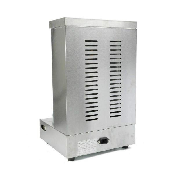 Produktbild von Gas-Döner-Kebab-Maschine 3000W – Edelstahl, 360° Rotation, Für 12 Kg Fleisch, Für Gastro & Zuhause