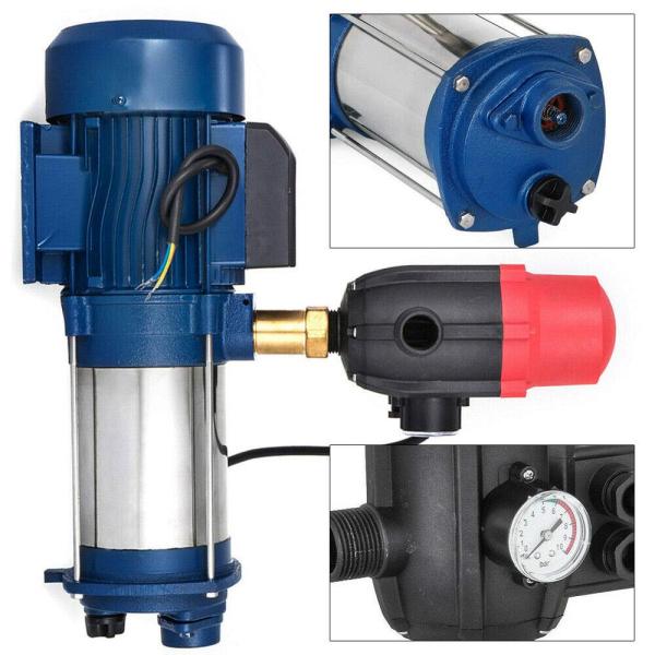 2500W 3000L/H Gartenpumpe Kreiselpumpe Hauswasserwerk Zentrifugal