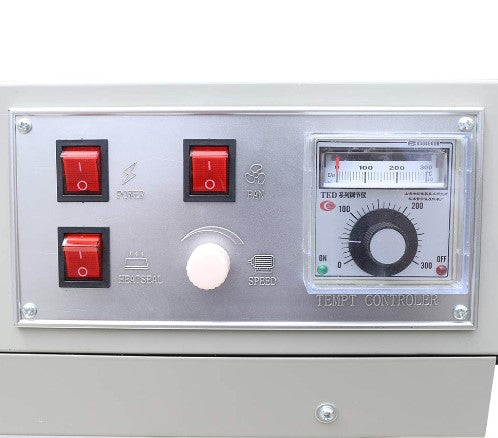 Vertikale kontinuierliche Versiegelungsmaschine FR-770 Siegelmaschine Plastik einstellbar Produktionslinie