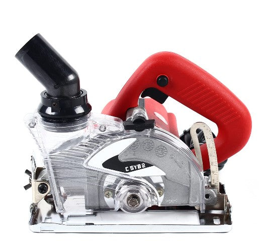 Mauernutfräse 0-45 Grad Mauer Schlitzfräse Nutfrase 125mm 1800W Holzbearbeitungskettensäge 18000 U/min