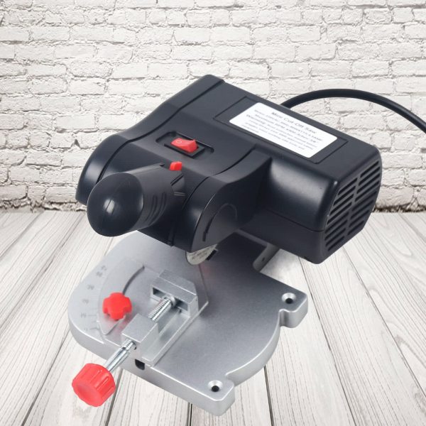 90W 220V Elektrische Mini Gehrungssäge Tischschneidemaschine 0-45 4500 U/Min
