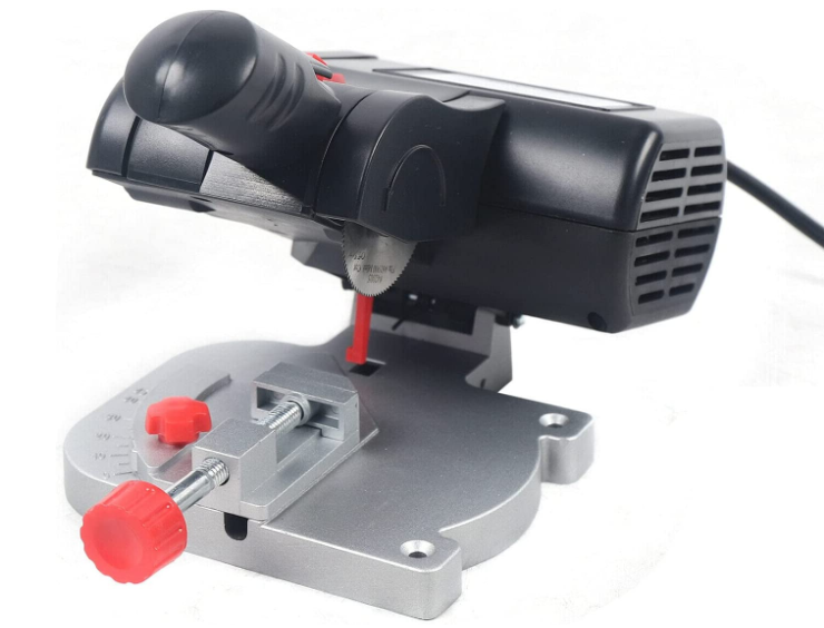 90W 220V Elektrische Mini Gehrungssäge Tischschneidemaschine 0-45 4500 U/Min