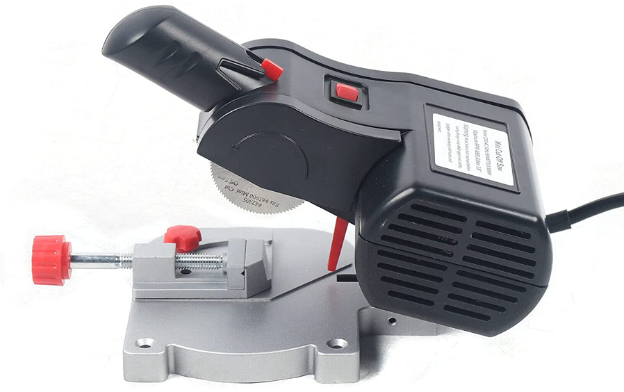 90W 220V Elektrische Mini Gehrungssäge Tischschneidemaschine 0-45 4500 U/Min