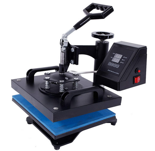 900W Wärmeübertragungsmaschine mit Digitales LCD Heißpresse Wärmepressendrucker 23 * 30 cm