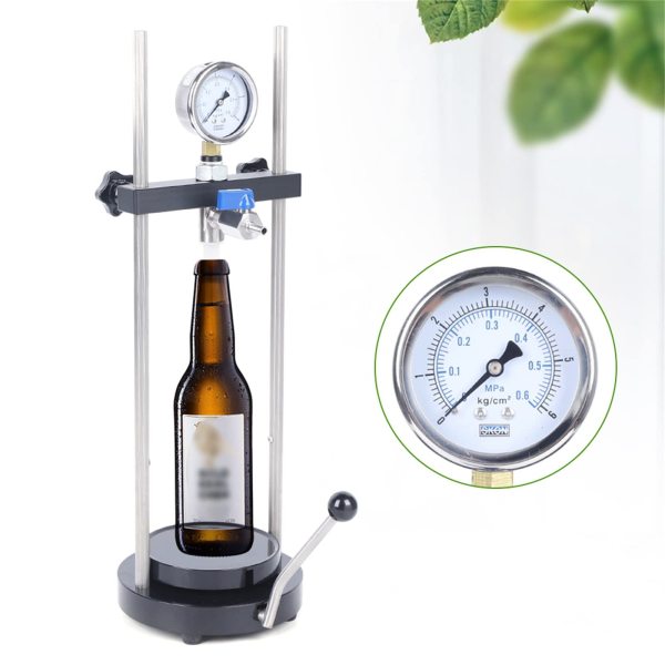 CO2 Tester für Getränke und Bier Kohlendioxid Detektor für 50-330 mm Flasche Bier