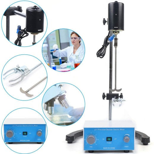 200W 220V Elektrorührer Trommelrührer 3000 U/min Elektrischer Rührer Mixer Laborrührer Overhead