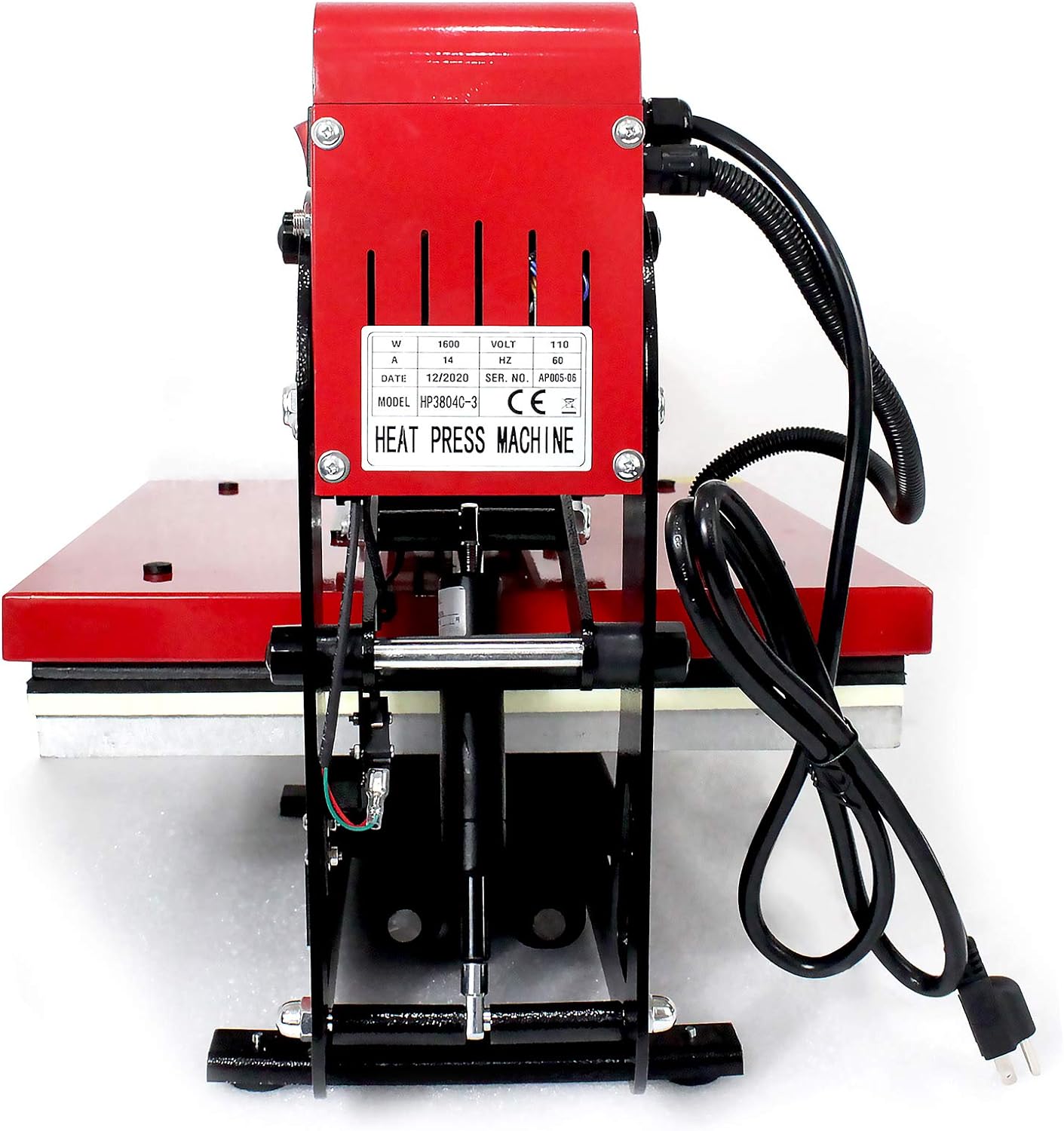 Transferpresse 40cmx50cm Textilpresse Hitzepresse mit Temperatur- Zeitcontroller für T-Shirts Kappen Hüte