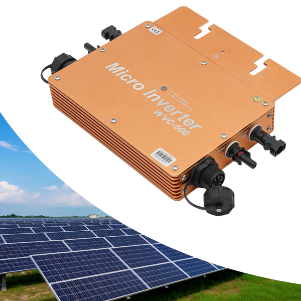 MPPT Mikro-Wechselrichter 600W – WVC-600, IP65 Wasserdicht, 22-50VDC, Netzgekoppelt