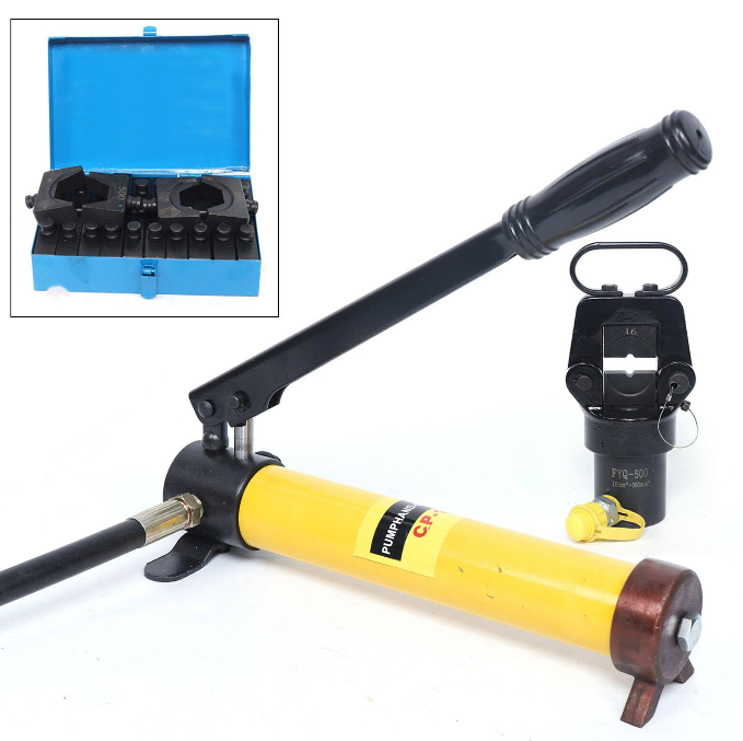 15T Hydraulische Handpumpe Hydraulische Presszange Crimpzange Rohrpresszange Manuelle Kupferrohr