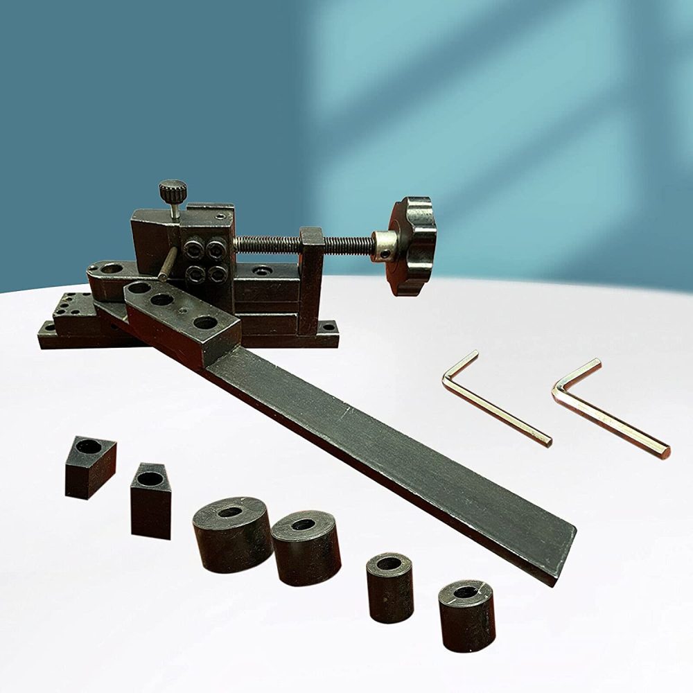 Futchoy Biegevorrichtung Biegegerät Mini Biegemaschine Winkelbieger Winkelbiegemaschine für Blech Rund Material