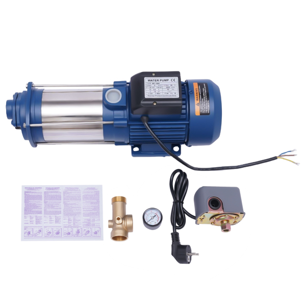 1,8 kW 230V 4000 L/H Max. Wasserpumpe Gartenpumpe Kreiselpumpe