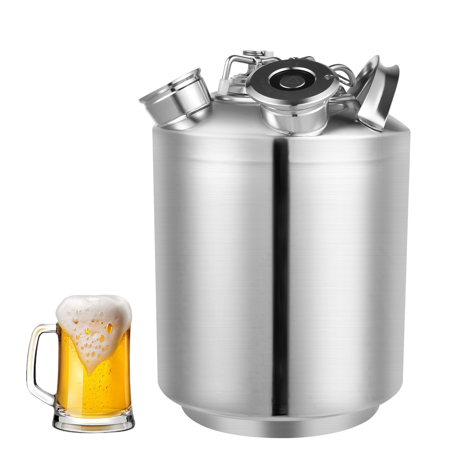 10L Bierreinigung, Reinigungsfass für Fassbiermaschine Mit 3 Ventilen