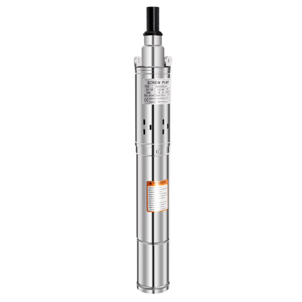 3 Zoll 1600 L/H 250W 80 M Brunnenpumpe Schraubenpumpe Tiefbrunnenpumpe 20M Kabel Sandverträ