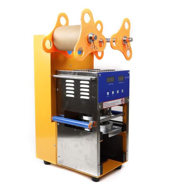 400W Elektrische Tasse Sealer Automatic Cup Sealer-Maschine Versiegelungsm mit Display 600cups/h