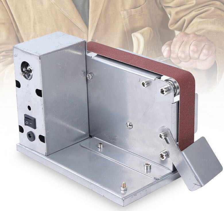 Mini-Bandmaschine elektrische Poliermaschine Bandmaschine Schleifmaschine