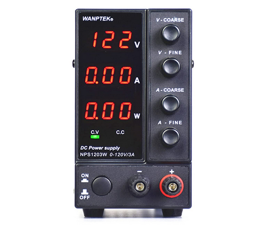 Labornetzgerät 0-3A DC Regelbar Stabilisiertes Schaltnetzteil Strommessgerät
