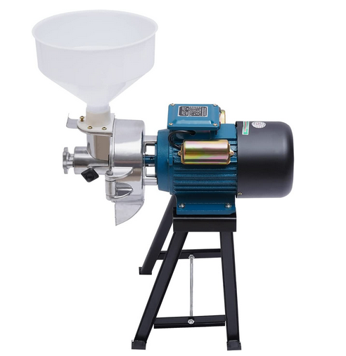 Getreidemühle Elektrischer Futtermühle Kornmühle Pulver Mahlen Schrotmühle Nass-Trocken Grinder Maschine 2200W