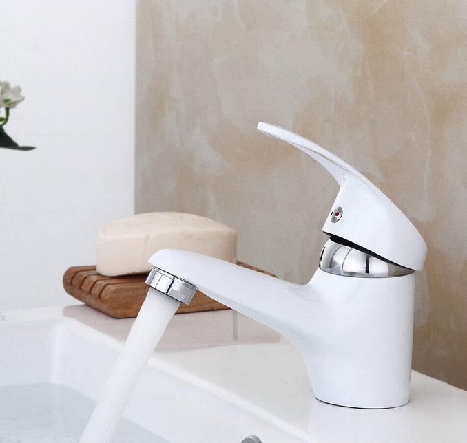 Waschtischarmatur Weiß Waschbeckenarmatur Wasserhahn