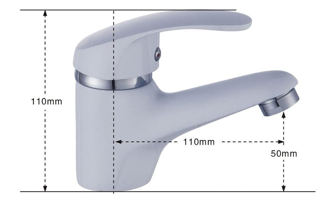 Waschtischarmatur Weiß Waschbeckenarmatur Wasserhahn