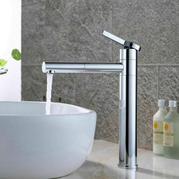 360° Drehbar Badarmatur Wasserhahn Waschbecken Mischbatterie Einhandmischer